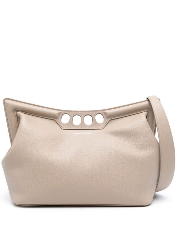 Alexander McQueen The Peak leather shoulder bag