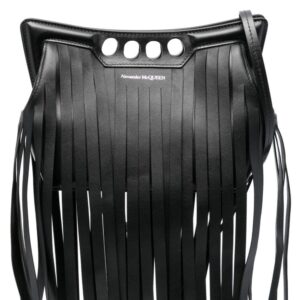Alexander McQueen mini The Peak fringes bag