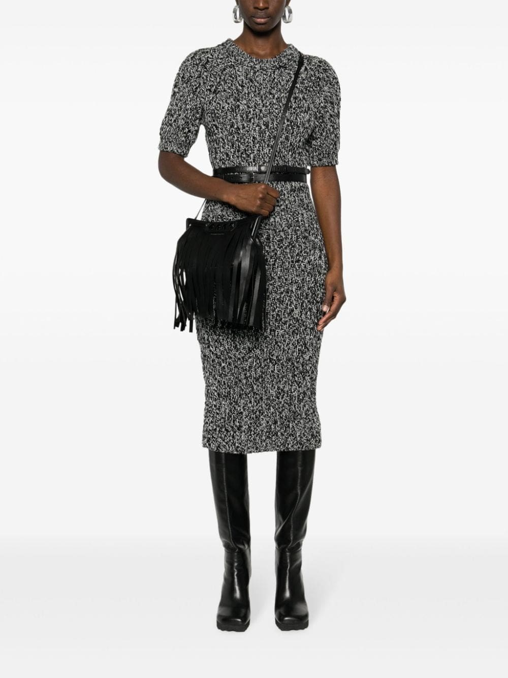 Alexander McQueen mini The Peak fringes bag - Image 2