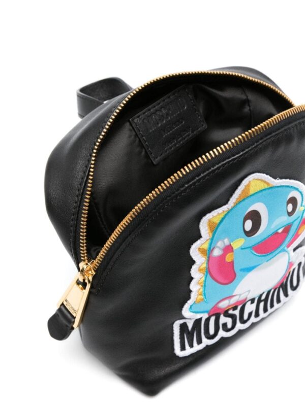 Moschino logo-appliqué mini backpack - Image 5