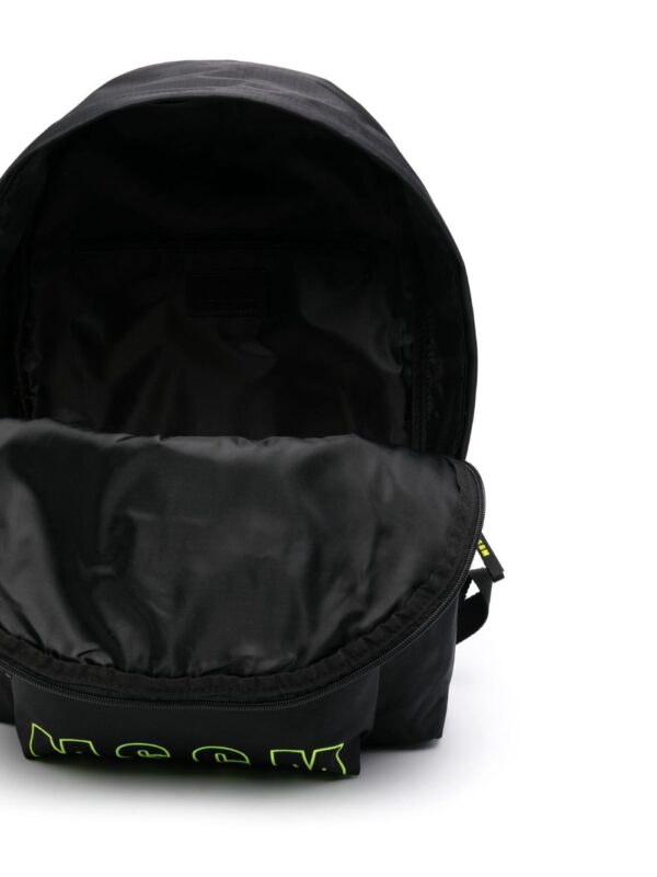 MSGM embroidered-logo zip-up backpack - Image 3