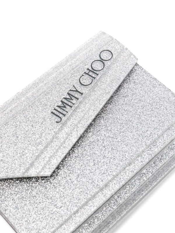 Jimmy Choo Candy glitter-detail clutch bag - Image 4