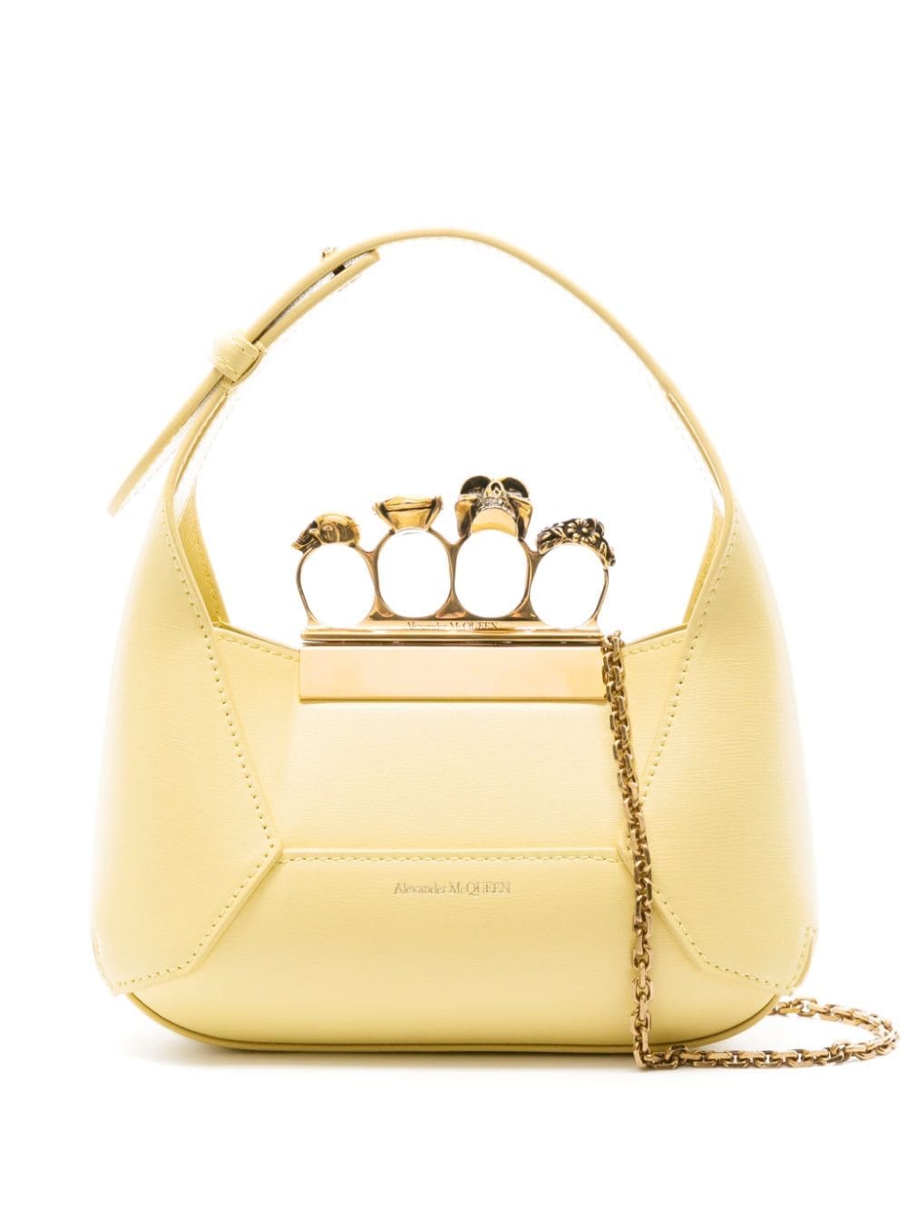 Alexander McQueen mini Jewelled leather tote bag