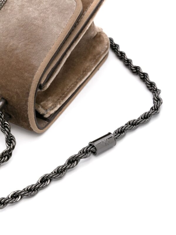 Tory Burch Eleanor velvet shoulder bag - Image 4
