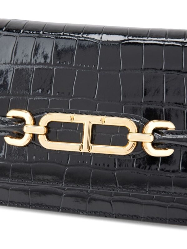 TOM FORD Whitney crocodile-effect shoulder bag - Image 4