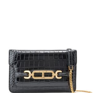 TOM FORD Whitney crocodile-effect shoulder bag