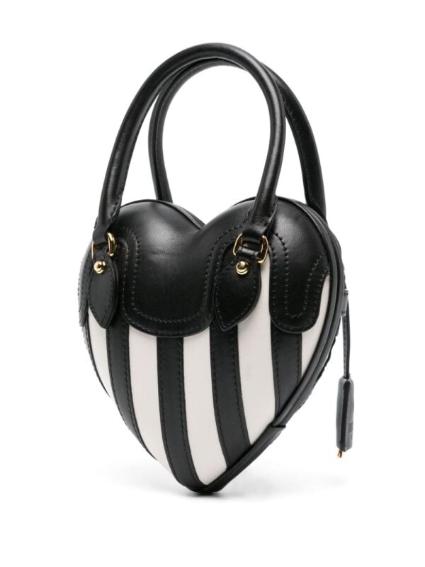 Moschino padlock-detail leather tote bag - Image 3