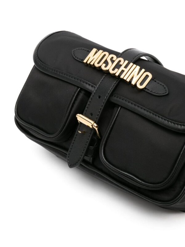 Moschino buckled logo-lettering crossbody bag - Image 4