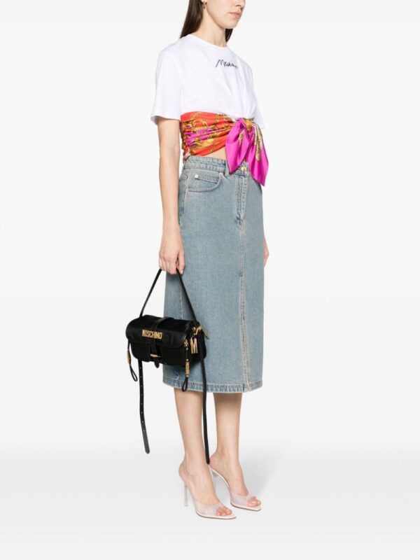 Moschino buckled logo-lettering crossbody bag - Image 2