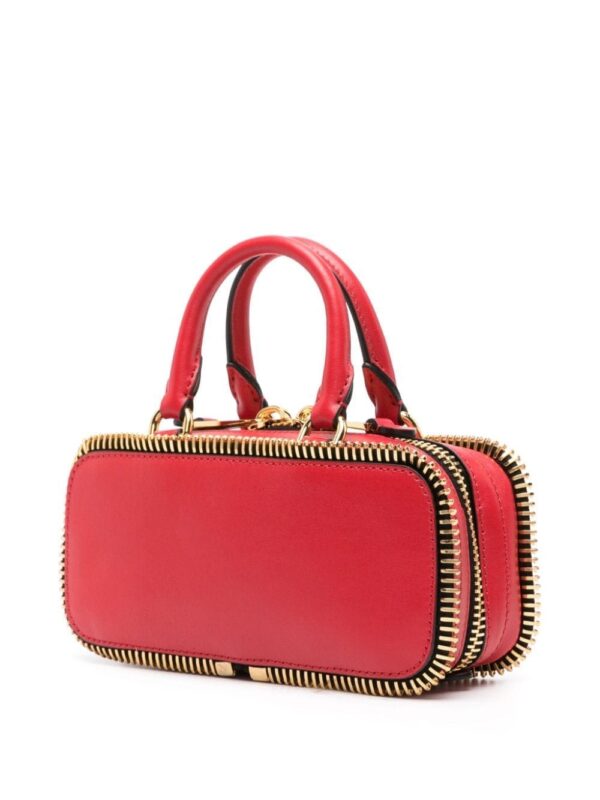 Moschino decorative-zip leather tote bag - Image 3