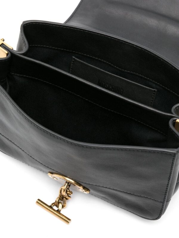 Moschino striped leather shoulder bag - Image 5