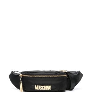 Moschino logo-lettering belt bag