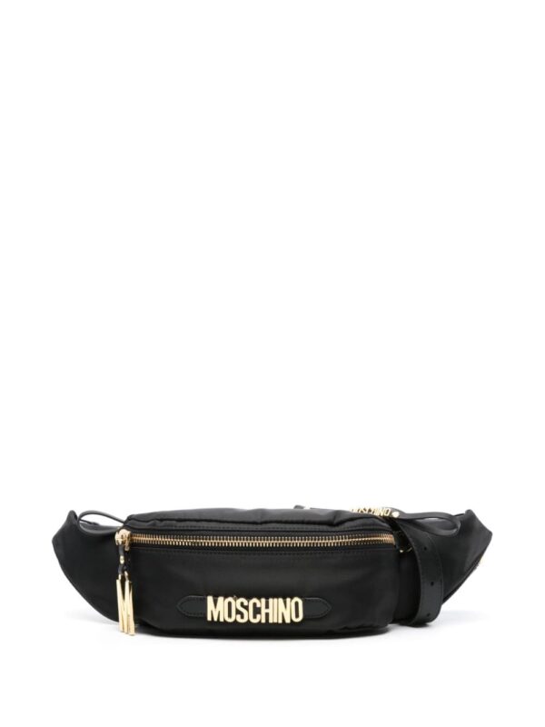 Moschino logo-lettering belt bag