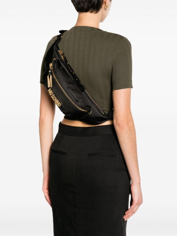 Moschino logo-lettering belt bag - Image 2