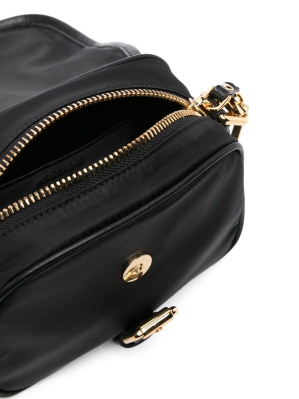 Moschino logo-plaque crossbody bag - Image 5