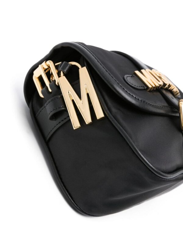 Moschino logo-plaque crossbody bag - Image 4