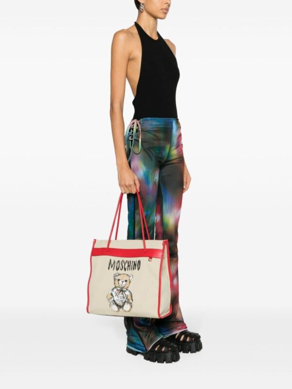 Moschino Teddy Bear-print tote bag - Image 2