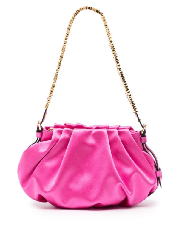 Moschino logo-embellished satin shoulder bag