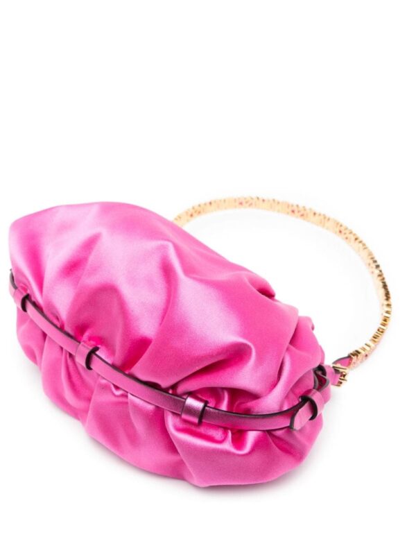Moschino logo-embellished satin shoulder bag - Image 4