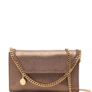 Stella McCartney Falabella metallic crossbody bag