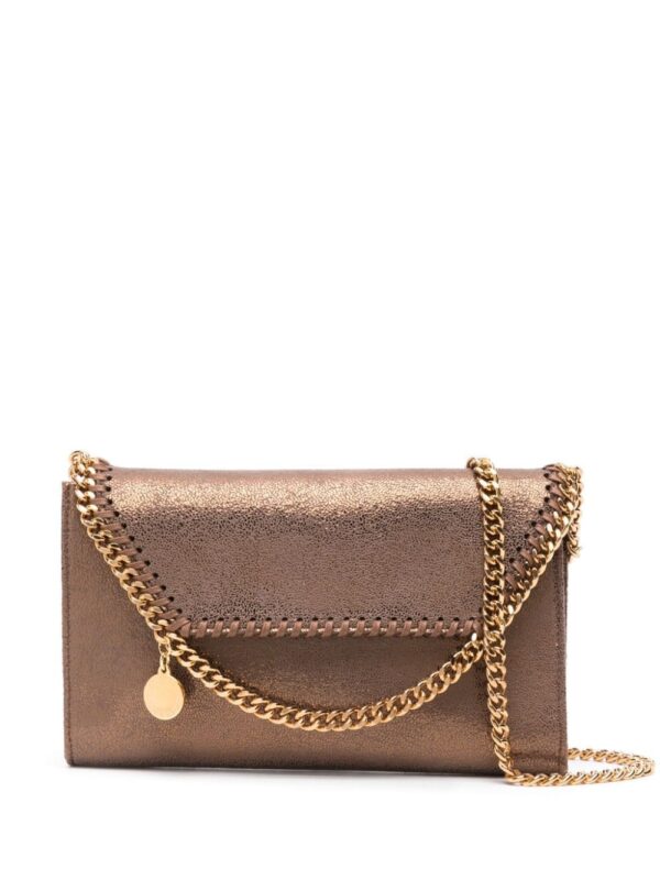 Stella McCartney Falabella metallic crossbody bag