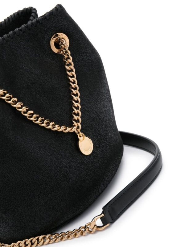 Stella McCartney Falabella metallic bucket bag - Image 4