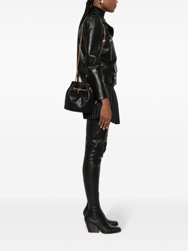 Stella McCartney Falabella metallic bucket bag - Image 2
