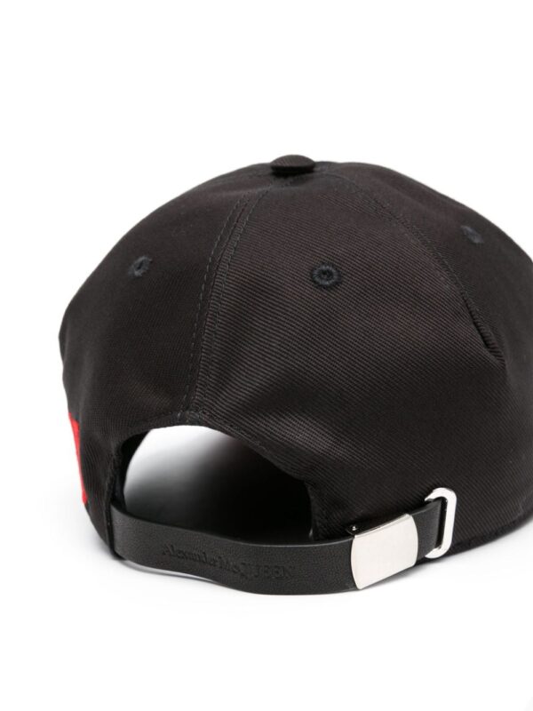 Alexander McQueen logo-embroidered cotton cap - Image 2