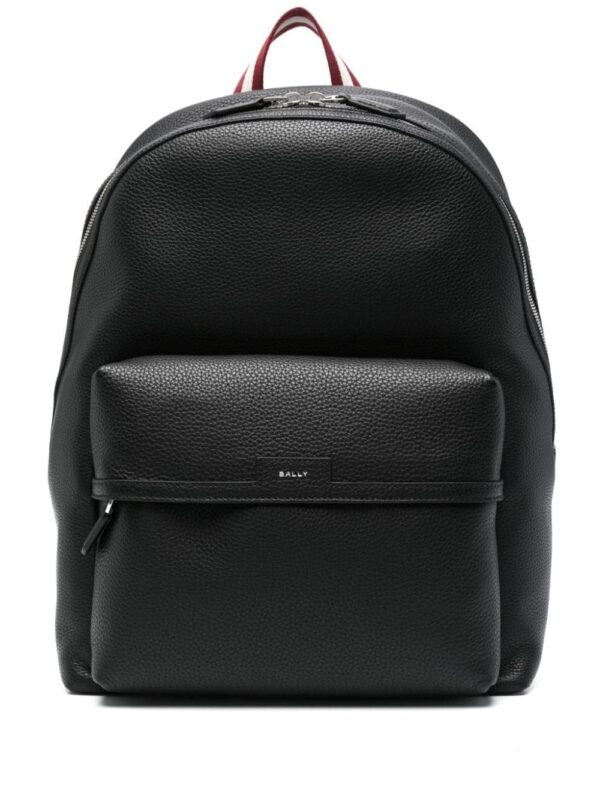 Bally Code leather backpack