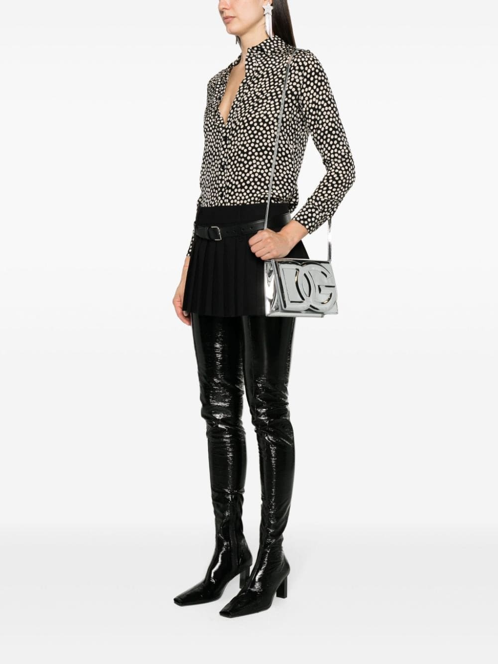 Dolce & Gabbana DG Logo leather crossbody bag - Image 2