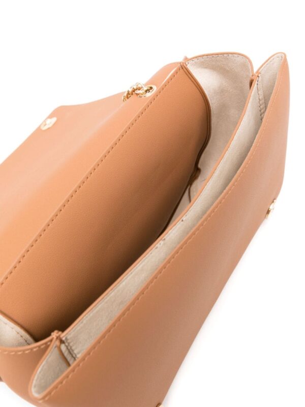Love Moschino logo-plaque leather shoulder bag - Image 5