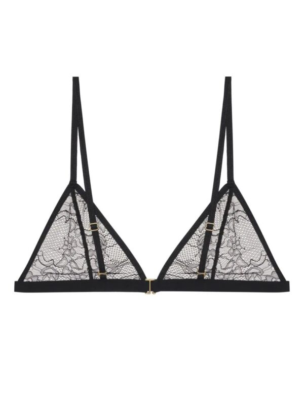 ANINE BING  Eileen lace triangle bralette