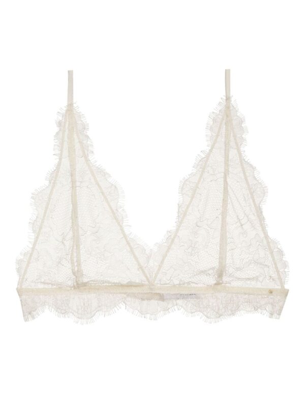 ANINE BING  sheer Chantilly-lace bra