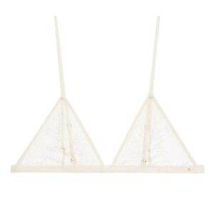 ANINE BING Eileen lace triangle bra
