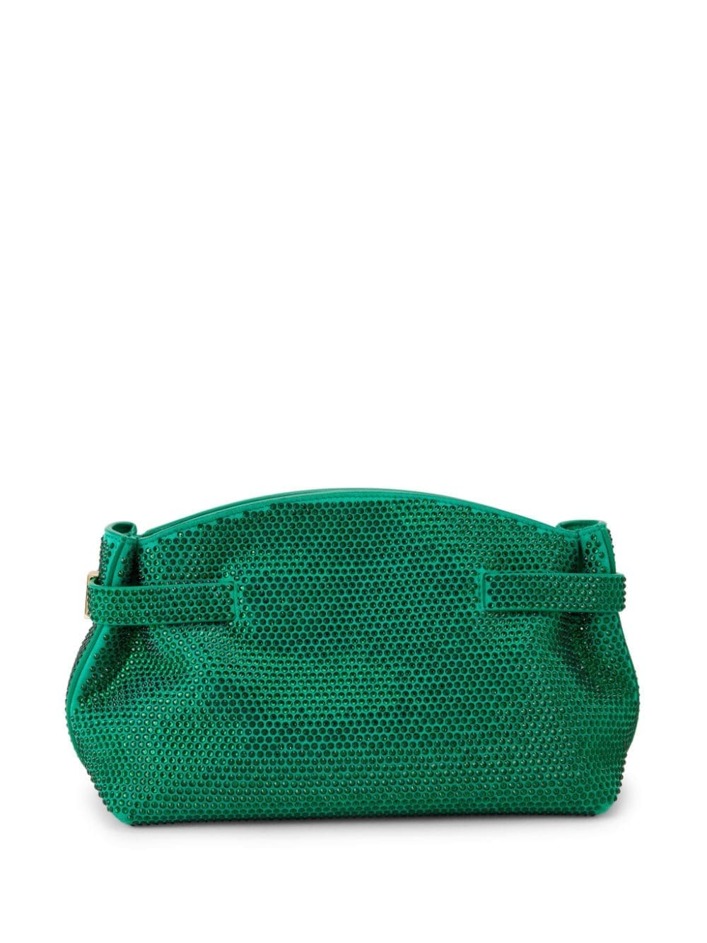 Ferragamo crystal-embellished leather clutch - Image 2