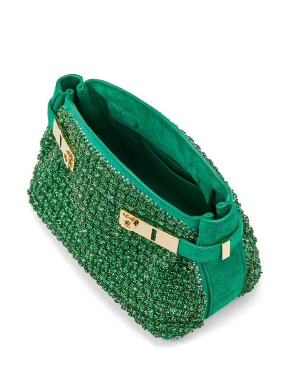 Ferragamo small Hug suede clutch bag - Image 4
