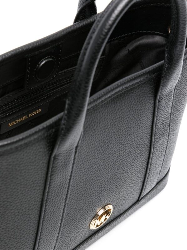 Michael Michael Kors logo-plaque leather tote bag - Image 5