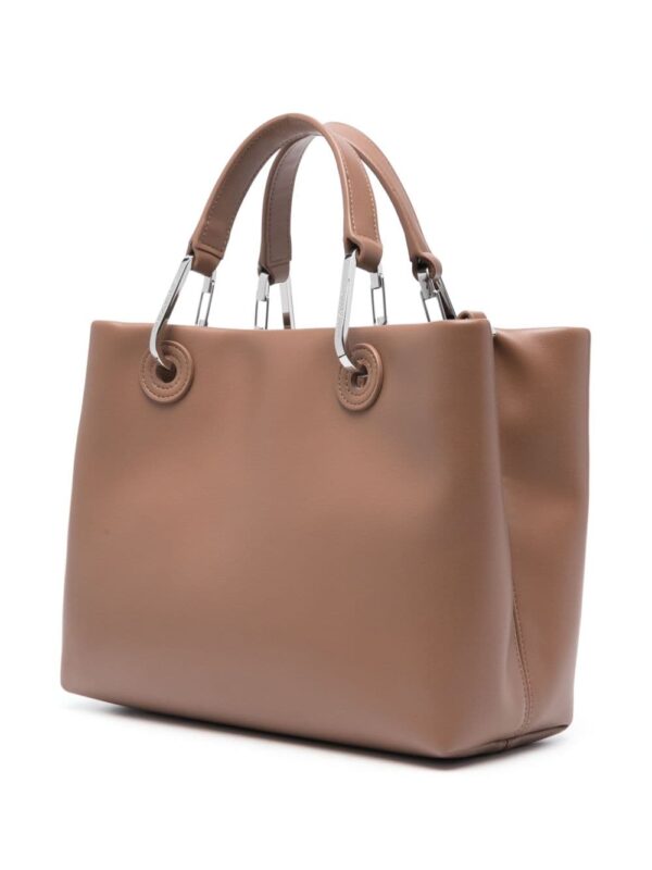 Emporio Armani small logo-embossed tote bag - Image 3