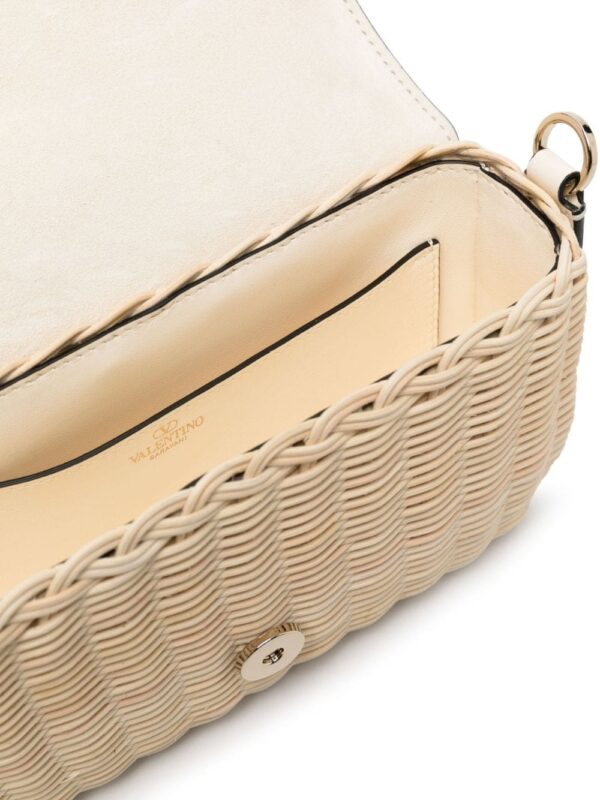 Valentino Garavani Locò raffia crossbody bag - Image 5