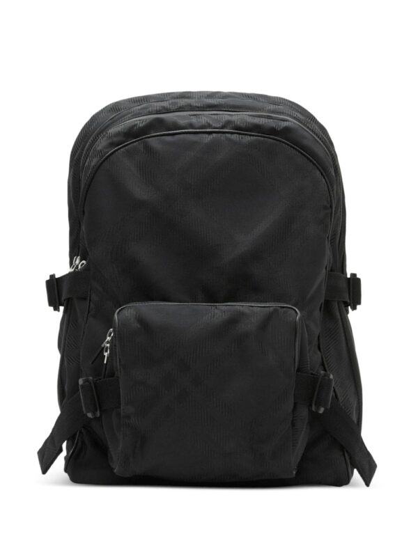 Burberry check-print jacquard backpack