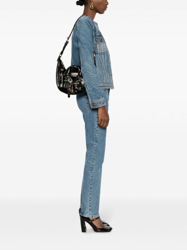 Moschino Biker high-shine leather bag - Image 2