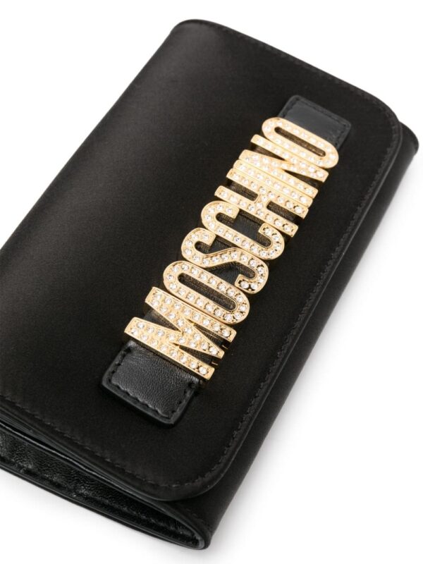 Moschino rhinestone-embellishment logo-lettering bag - Image 4