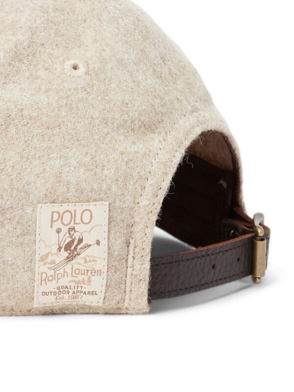 Polo Ralph Lauren logo-appliqué wool baseball cap - Image 3