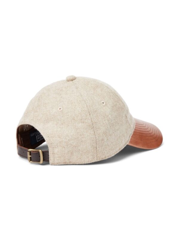 Polo Ralph Lauren logo-appliqué wool baseball cap - Image 2