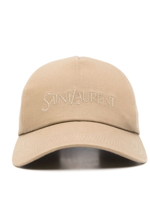 Saint Laurent logo-embroidered baseball cap - Image 2