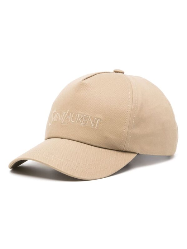 Saint Laurent logo-embroidered baseball cap