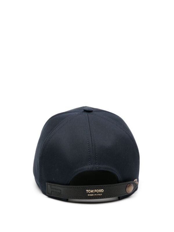 TOM FORD logo-embroidered cotton cap - Image 2