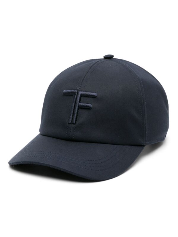 TOM FORD logo-embroidered cotton cap
