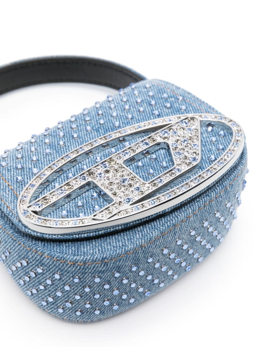 Diesel 1dr Xs denim mini bag - Image 4