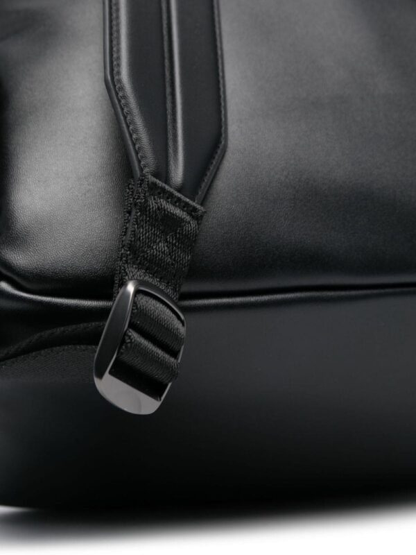 Calvin Klein logo-plaque leather backpack - Image 4